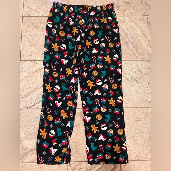 🎅Men's L Fleecey Holiday Pants - Picture 1 of 3